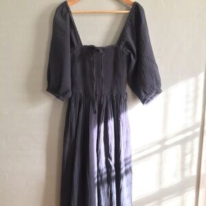 Quince • Navy Dress • NWT